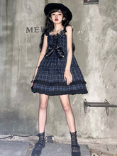 Delusional Rock Blue Sweetheart Neckline Jumper Skirt