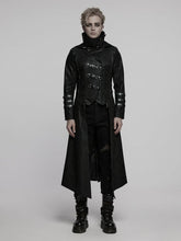 Black Men's Wild Reaper Long Coat