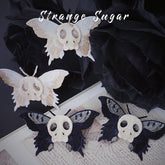 Butterfly Skull Hair Clip