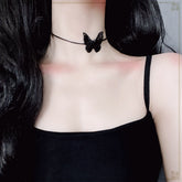 Gothic Punk Lolita Butterfly Choker