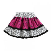 Y2K Elastic Waist Print Skirt