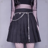 Gothic Lolita Steampunk Cross Metal Chian Butterfly Waist Chain