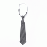 Grey Striped Necktie