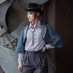 Vintage Netural Short 3/4 Sleeve Coat