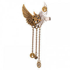 Steampunk Lolita Mechanical Gear Wing Hairclip