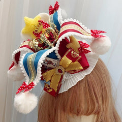 5 Color Options Circus Sweet Clown Lolita Mini Hat