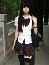 Short Sleeves Version White Preppy Style JK Uniform Shirt