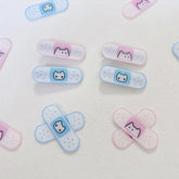 Yami Kawaii Band-Aid Hair Clip - Feline Design in Acrylic