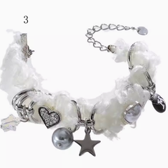 Y2K Plush Strawberry/Butterfly/Star Decorated Choker/Bracelet