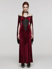 Plus Size Friendly Black and Red Goth Dress