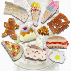 Y2K Sweet Desserts-shaped Cute Claw Clip 19 Options
