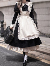 Clearance - Size S for Waist 68CM Floral Embroidery White Apron Short Version