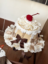 Yellow / Pink / Blue / Mint Green Sweet Lolita Cake Mini Hat