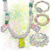 Y2K Macron Color Gummy Bear Necklace/Ring/Bracelet