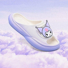 Clearance-Size 38 Kuromi Ombre Purple EVA Anti Slip Slippers