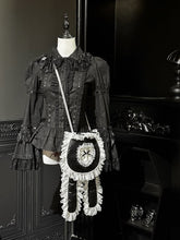 Lolita Crossbody Bag with Rabbit Ears and Beaded Chain 3 Color Options