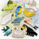 Y2K Cute Bird Design Claw Clip 18 Options
