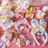 Colorful Bowknot Decorated Hairclip/KC/Badge/Necklace/Wristcuffs