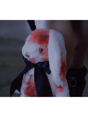 Gothic Handmade Stuffed Bunny