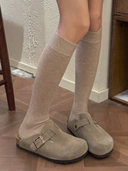 White/Milk White/Camel/Dark Coffee/Grey/Black Thicken Underknee Stockings