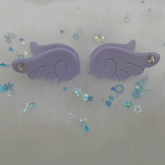 Candy Color Yume Kawaii Angel Wing Claw Clips | Blue / White / Pink / Purple