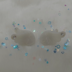 Candy Color Yume Kawaii Angel Wing Claw Clips | Blue / White / Pink / Purple