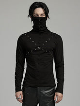 Punk High Collar T-shirt