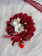 Sweet Lolita Strawberry Decorations Lace Trim Floral Hairclip