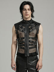 Punk Handsome Hollow Vest