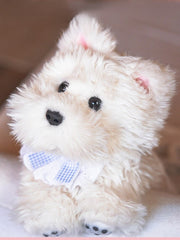 Realistic Dog Plush Backpack/Crossbody Bag