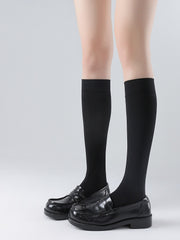 White/Black/Grey 40CM Slimming Calf Socks