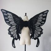 Black / White Large Size Gorgeous Butterfly Wings