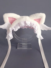 Y2K Plush Kitty Ear and Wing Hairband