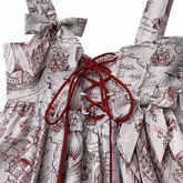 Wine Red Jacquard Bowknot Clips