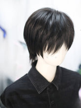 Black 25CM Ouji Wig with Bangs