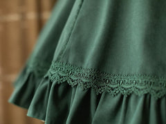 Historical Vibes Green 1950s Halter Neck Underbust Dress