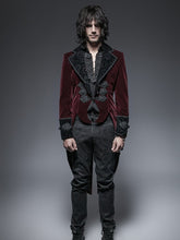 Red Gentle Jacket With Scissors Tail