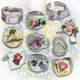 Y2K Adjustable Floral Ring 13 Options