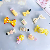 Decora Kei Candy Hairclips Set 8 Color Options