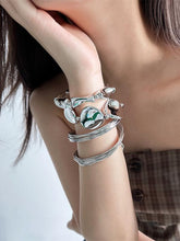 Y2K Silver Irregular Design Bracelet