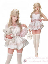 White Tiered Cami Dress with Lace Trim and Detachable Bow Sash