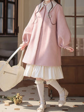 Pink Peter Pan Collar Sweet Coat