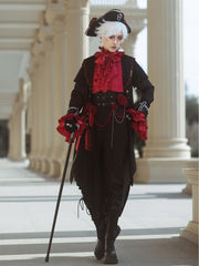 Clearance - Black Pirate Hat + Eye Patch