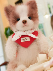 Realistic Dog Plush Backpack/Crossbody Bag - Red Border Collie