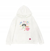 White Puppy Print Hoodie Regular/Thicken Version