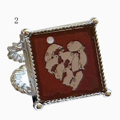 Y2K Oil Painting Design Gothic Choker/Ring