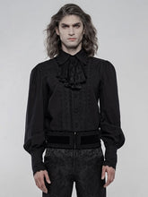 Clearance - Size S for Bust 103cm Black Men's Gothic Gorgeous Long Sleeve Shirt