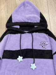 Yellow/Pink/Blue/Purple Star Design 5cm Clips