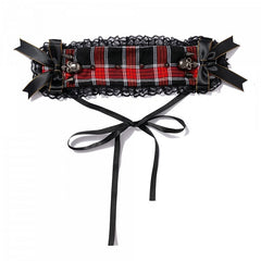 Punk 4 Colors Plaid Hairband