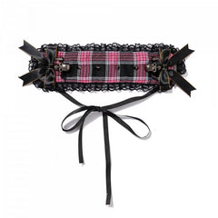 Punk 4 Colors Plaid Hairband